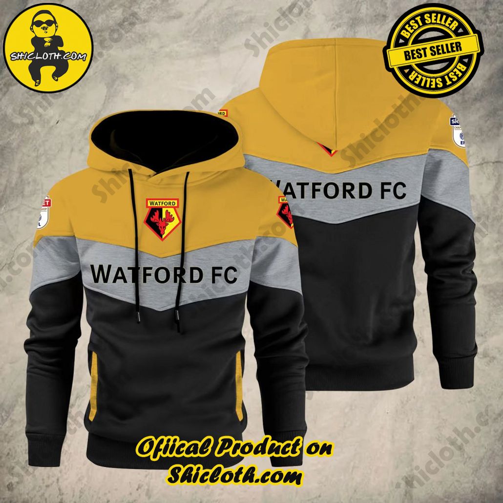 Uniquely Yours: Introducing Shicloth's Patchwork Hoodie 71 Watford EFL Patchwork Hoodie