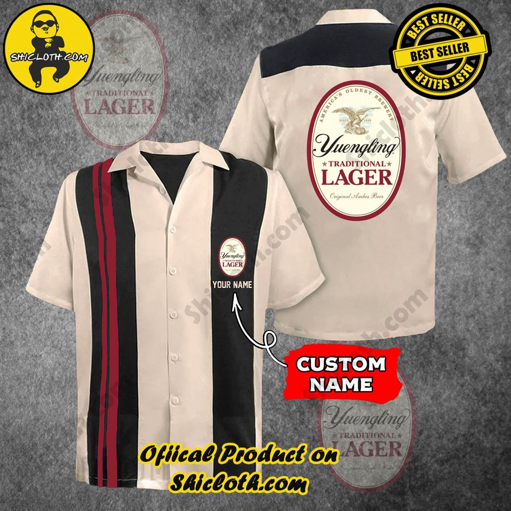 Stylish Sophistication: Introducing Shicloth's Button Shirt Collection 101 Yuengling Custom Name Bowling Shirt