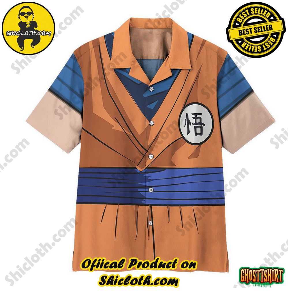 Experience the Vibrant Aloha Spirit with Shicloth's Hawaiian Shirt Collection 38 3D Dragon Ball Son Goku Anime Hawaiian Shirts
