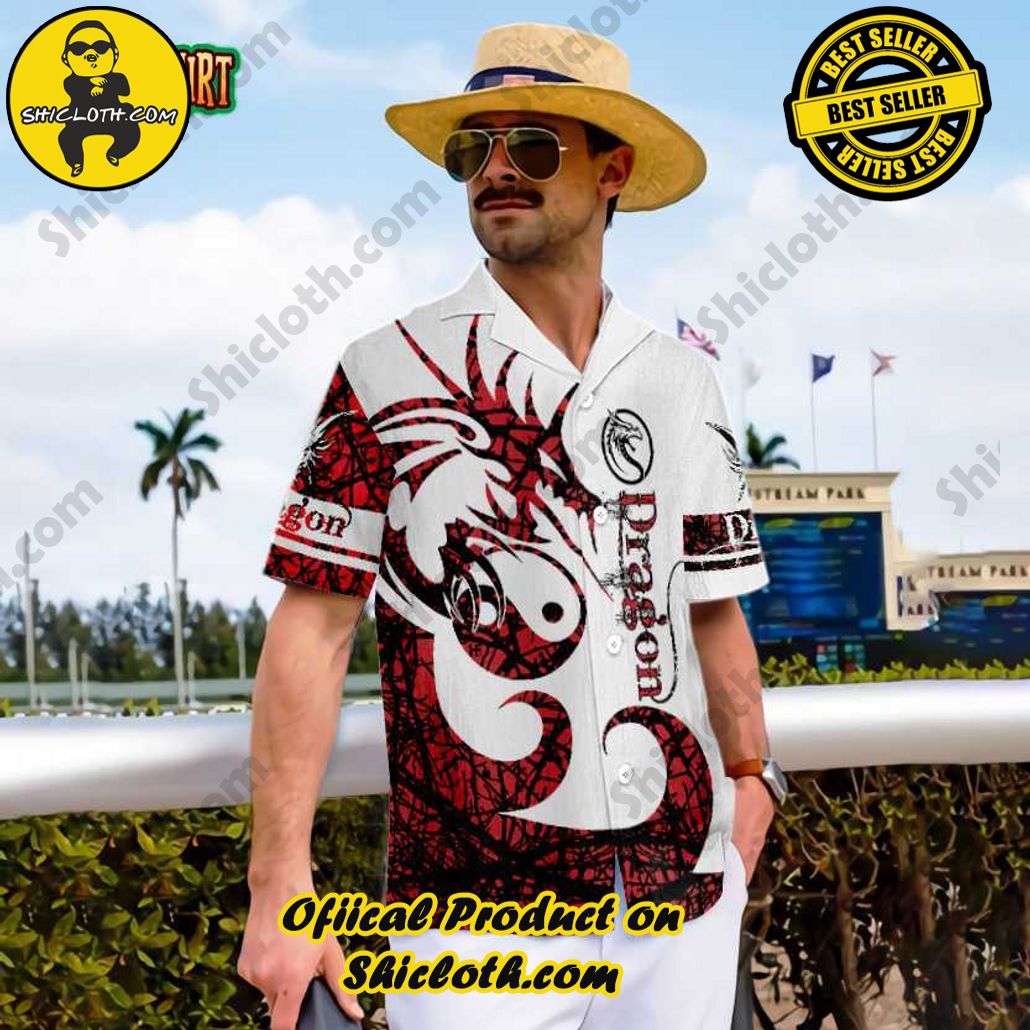 Experience the Vibrant Aloha Spirit with Shicloth's Hawaiian Shirt Collection 40 3D Dungeon Dragon Tattoo Hawaiian Shirt