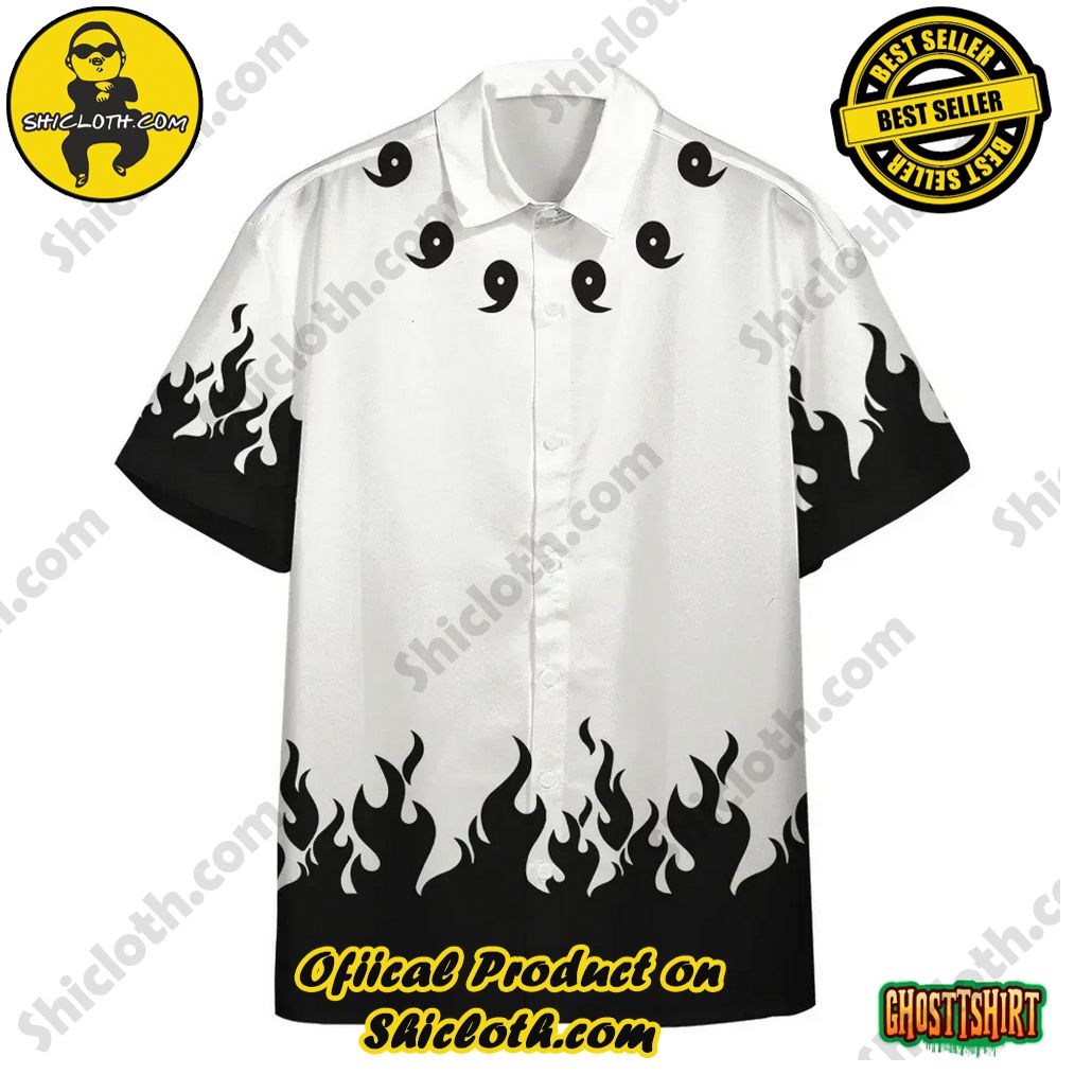 Experience the Vibrant Aloha Spirit with Shicloth's Hawaiian Shirt Collection 59 3D Naruto Obito Sage of Six Paths Anime Hawaiian Shirts