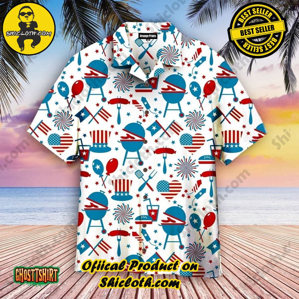 Experience the Vibrant Aloha Spirit with Shicloth's Hawaiian Shirt Collection 69 4th July Party Memorial Day Aloha Hawaiian Shirt