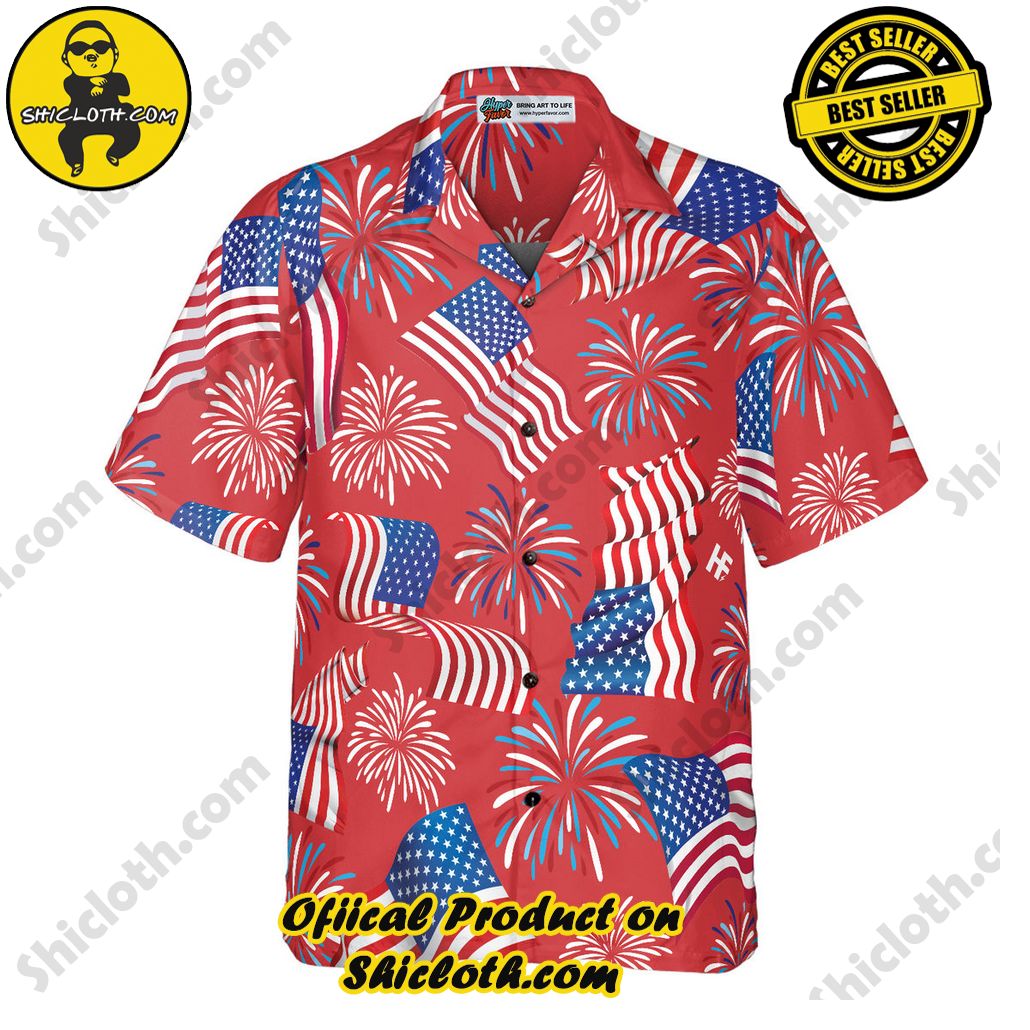 Discover the Aloha Hawaiian Shirt: Your Ultimate Summer Essential from Shicloth 9 4th Of July Patriotic Hawaiian Shirt