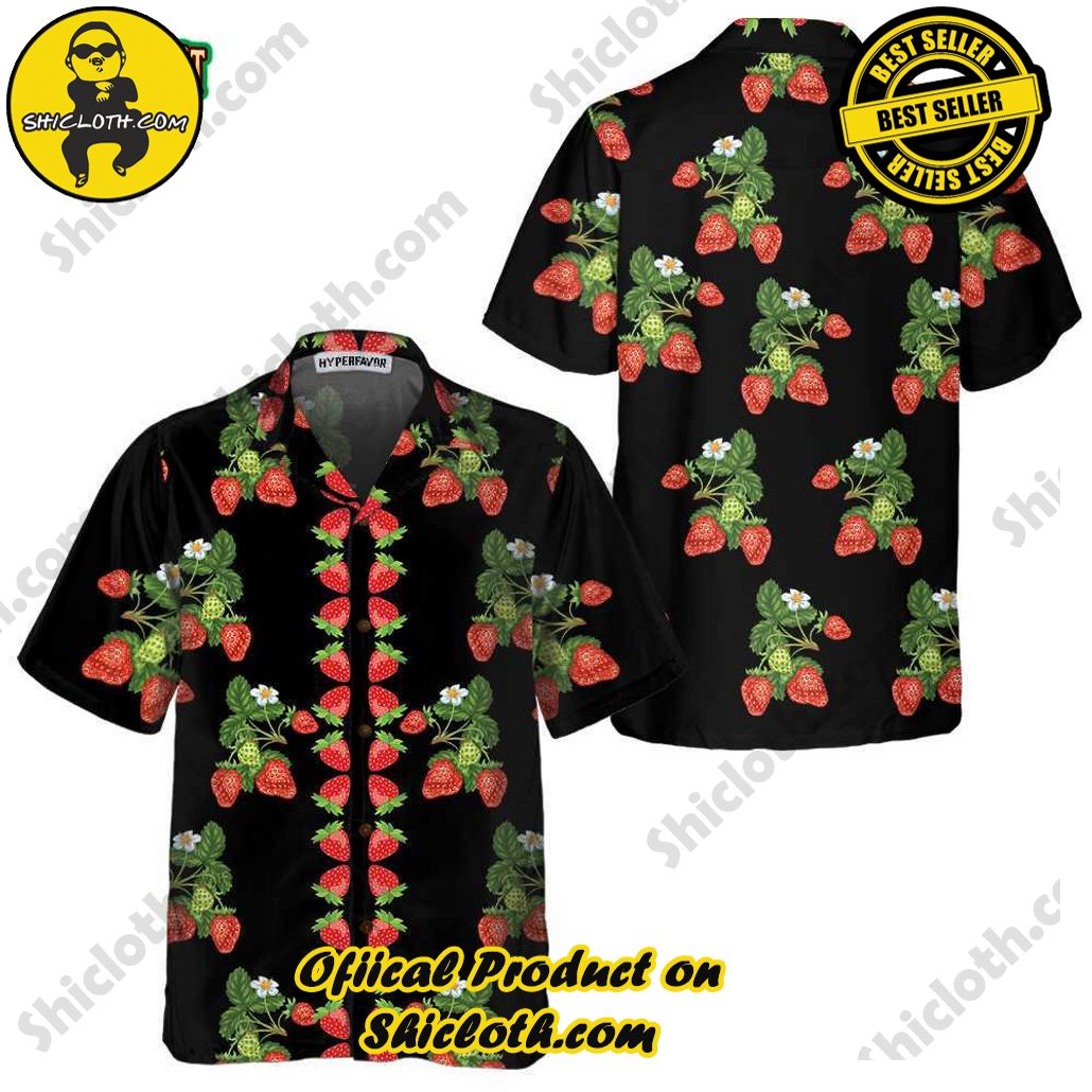 Discover the Aloha Hawaiian Shirt: Your Ultimate Summer Essential from Shicloth 18 50s Style Strawberries Hawaiian Shirt