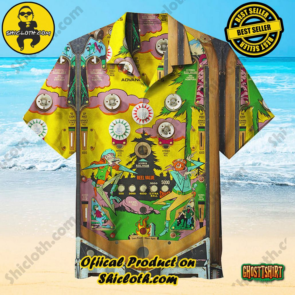 Discover the Aloha Hawaiian Shirt: Your Ultimate Summer Essential from Shicloth 22 70s Pinball Universal Aloha Hawaiian Shirt