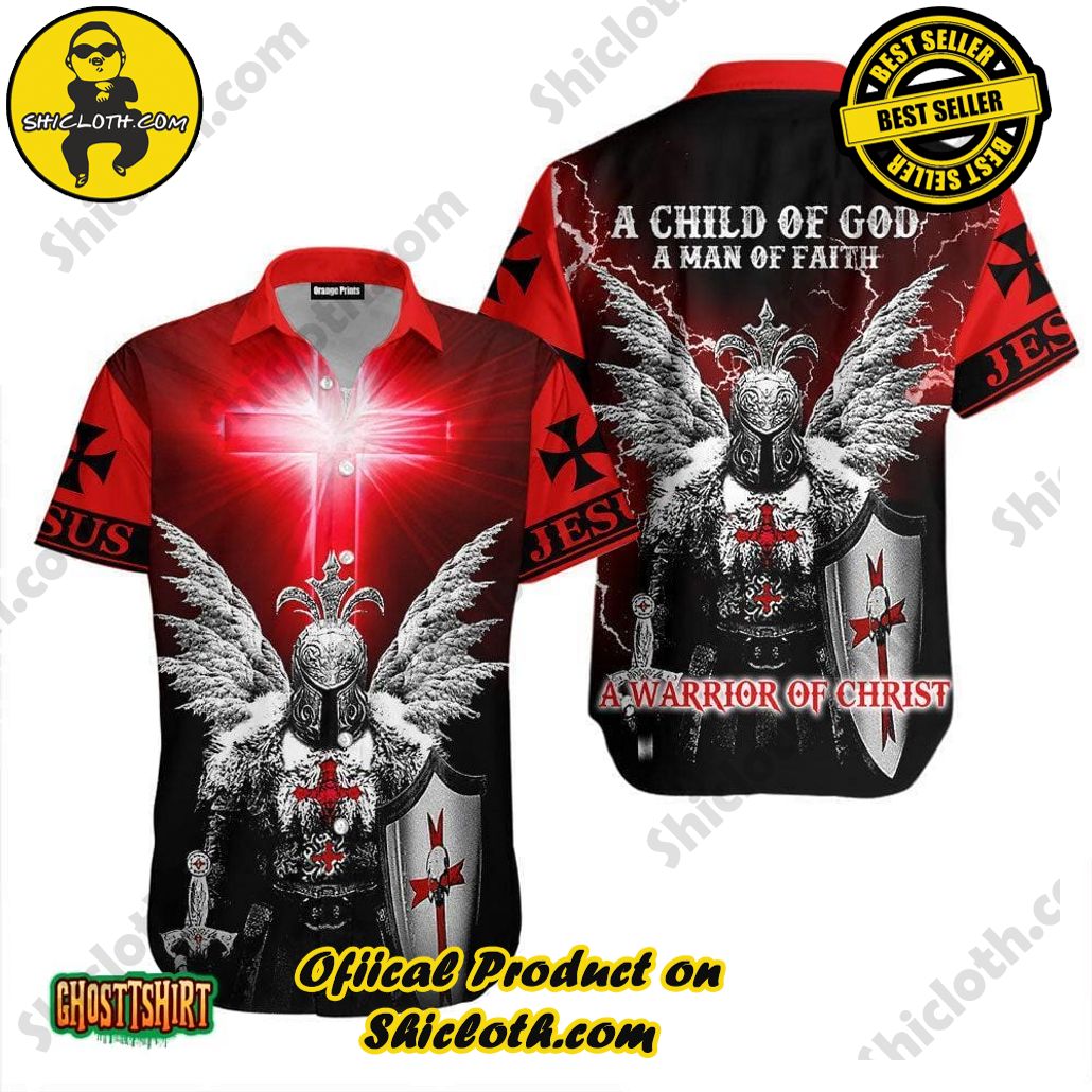 Discover the Aloha Hawaiian Shirt: Your Ultimate Summer Essential from Shicloth 46 A Child Of God A Man Of Faith Aloha Hawaiian Shirt