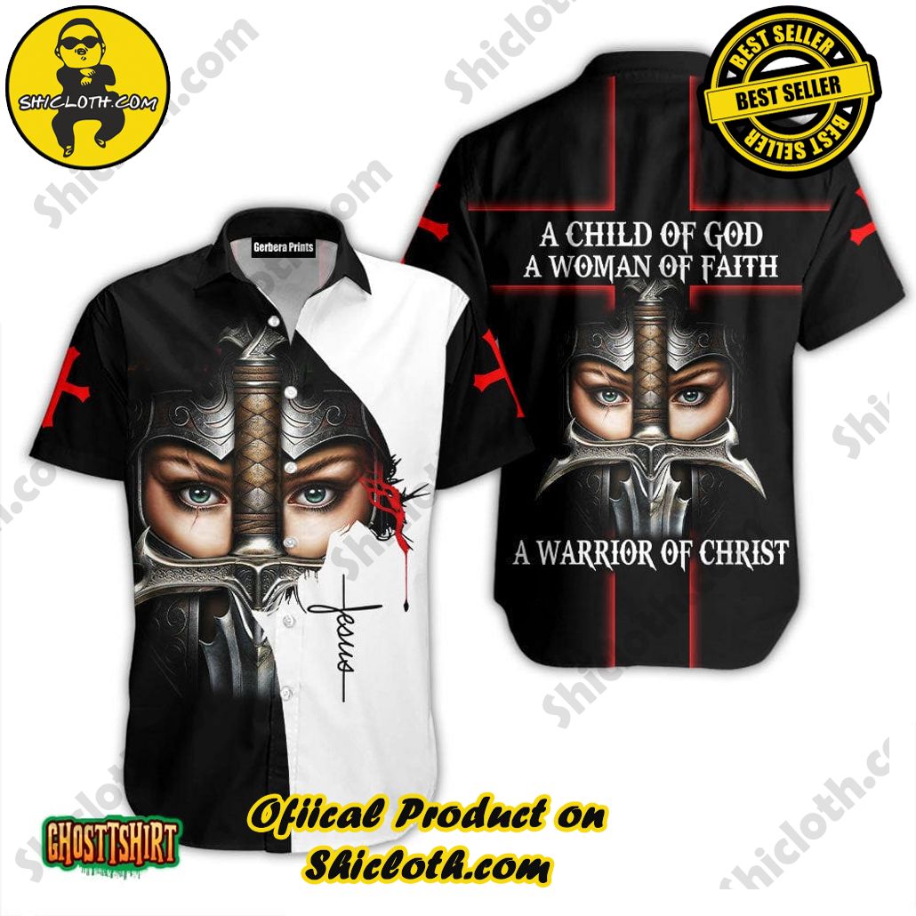 Discover the Aloha Hawaiian Shirt: Your Ultimate Summer Essential from Shicloth 50 A Child Of God Warrior Black And White Aloha Hawaiian Shirt