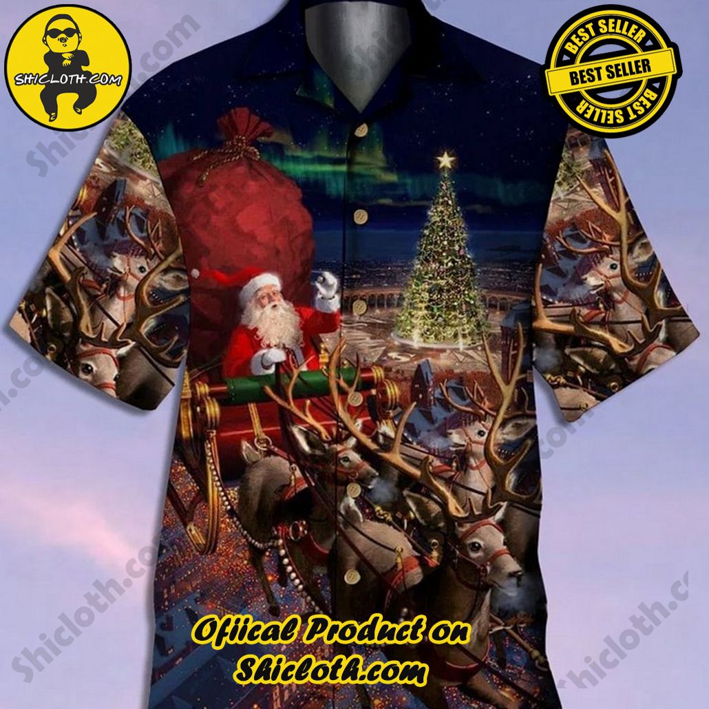 Discover the Aloha Hawaiian Shirt: Your Ultimate Summer Essential from Shicloth 55 A Great Way To Celebrate Christmas With A Nostalgic Print Short-sleeved Shirt