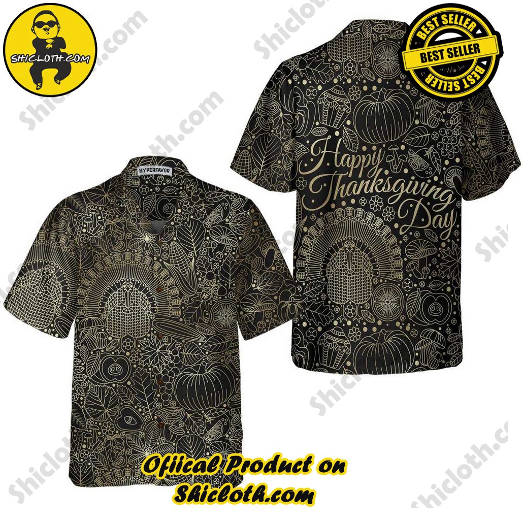 Discover the Aloha Hawaiian Shirt: Your Ultimate Summer Essential from Shicloth 64 A Luxury Thanksgiving Day Hawaiian Shirt