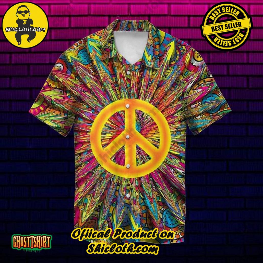Discover the Aloha Hawaiian Shirt: Your Ultimate Summer Essential from Shicloth 71 A Peaceful Hippie Yellow Aloha Hawaiian Shirt