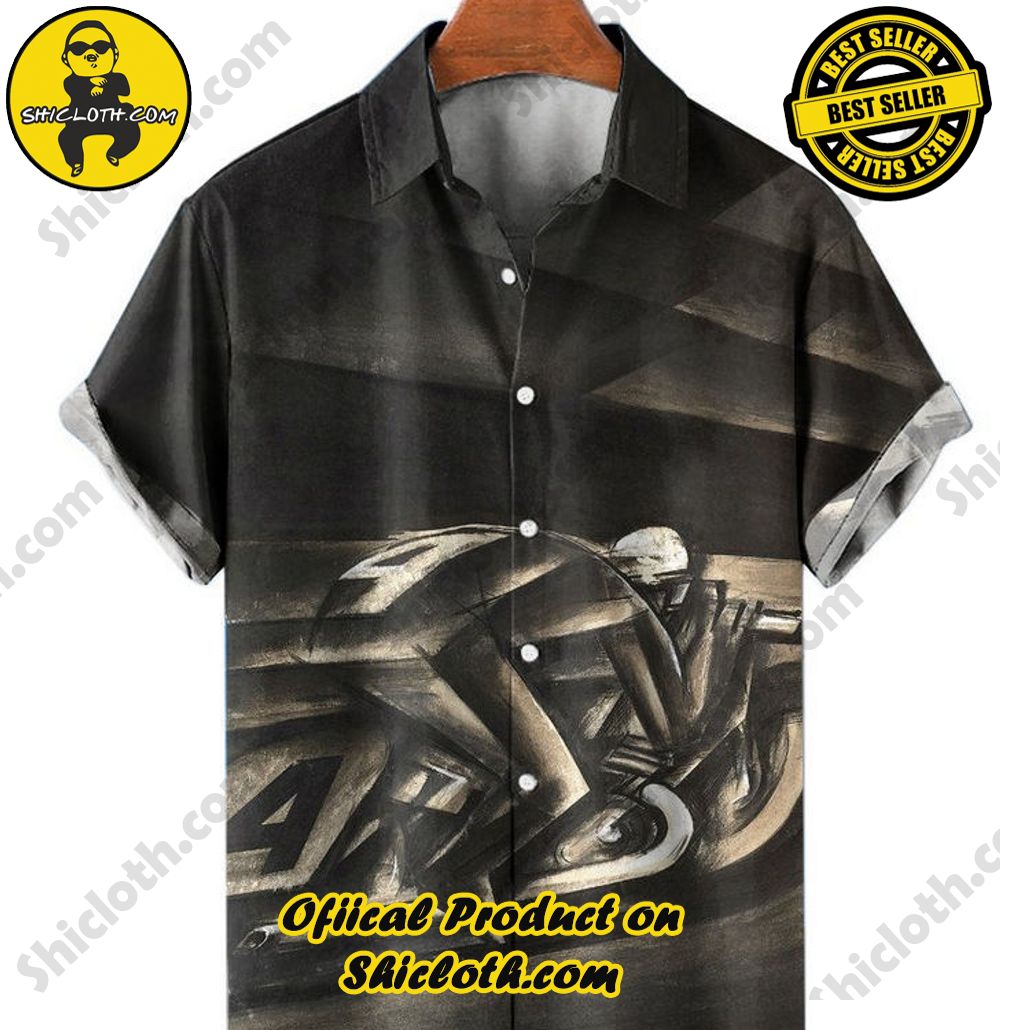 Discover the Aloha Hawaiian Shirt: Your Ultimate Summer Essential from Shicloth 89 Abstract Art Motor Biker Short Sleeve Shirt