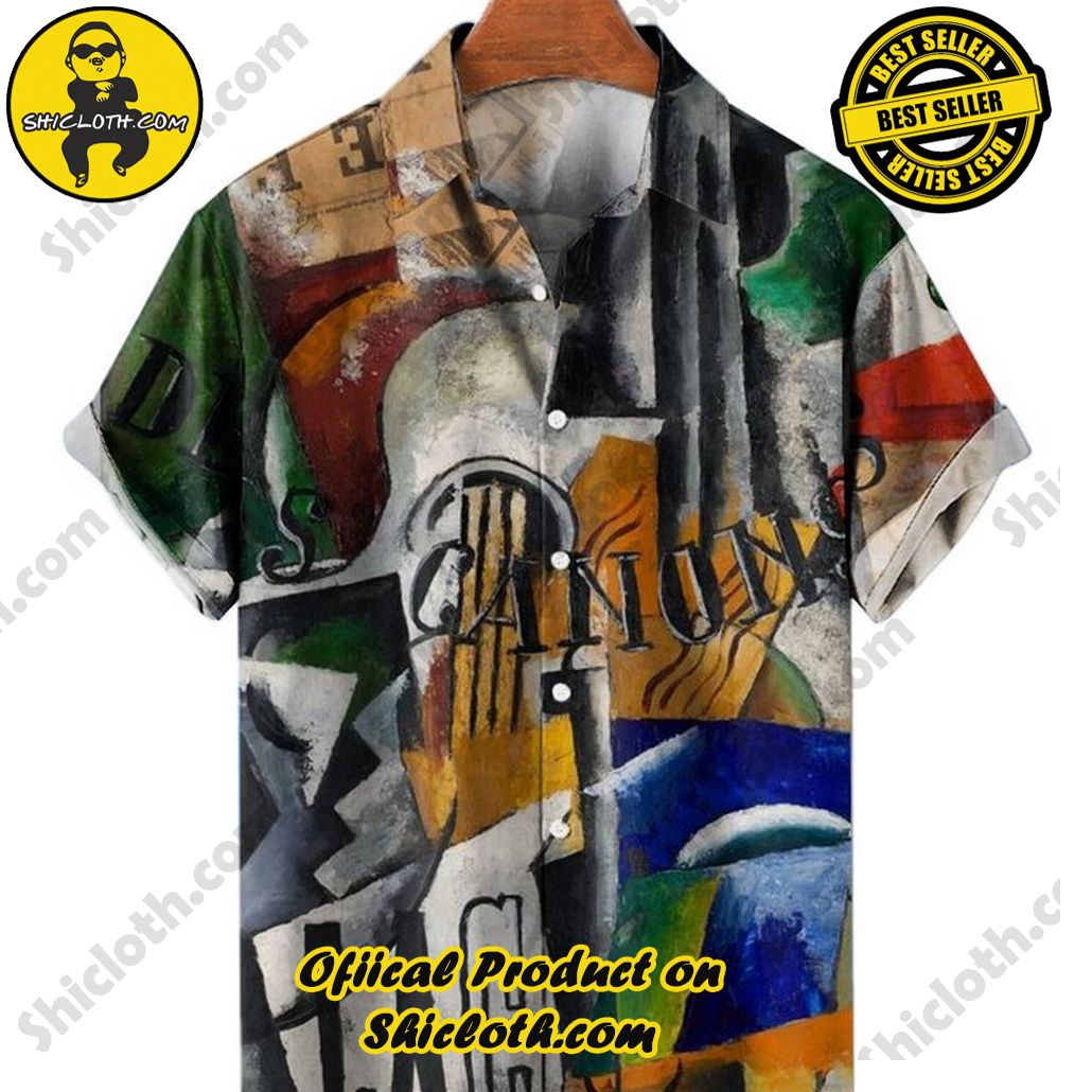 Discover the Aloha Hawaiian Shirt: Your Ultimate Summer Essential from Shicloth 90 Abstract Art Painting Short Sleeve Shirt