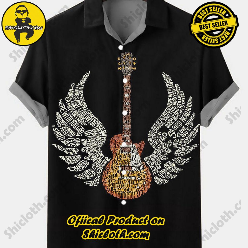 Embrace Summer Vibes with Shicloth's Aloha Hawaiian Shirt: A Fusion of Style and Comfort 3 Abstract Guitar Casual Hawaiian Shirt