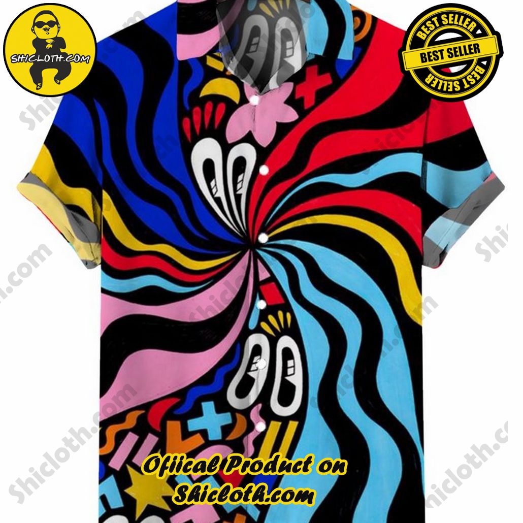 Embrace Summer Vibes with Shicloth's Aloha Hawaiian Shirt: A Fusion of Style and Comfort 15 Abstract Pattern Short Sleeve Button Down Shirt