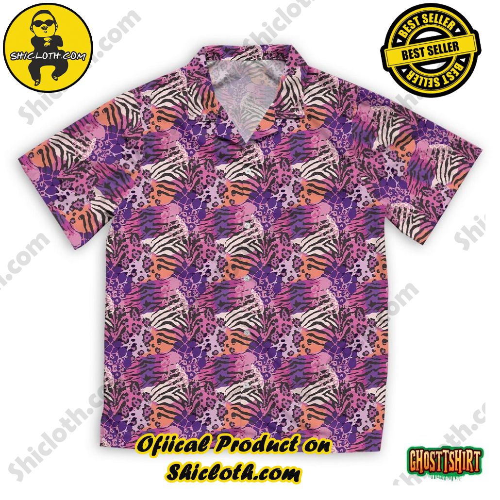 Embrace Summer Vibes with Shicloth's Aloha Hawaiian Shirt: A Fusion of Style and Comfort 23 Abstract Seamless Pattern With Animal Skin Hawaiian Beach Shirt