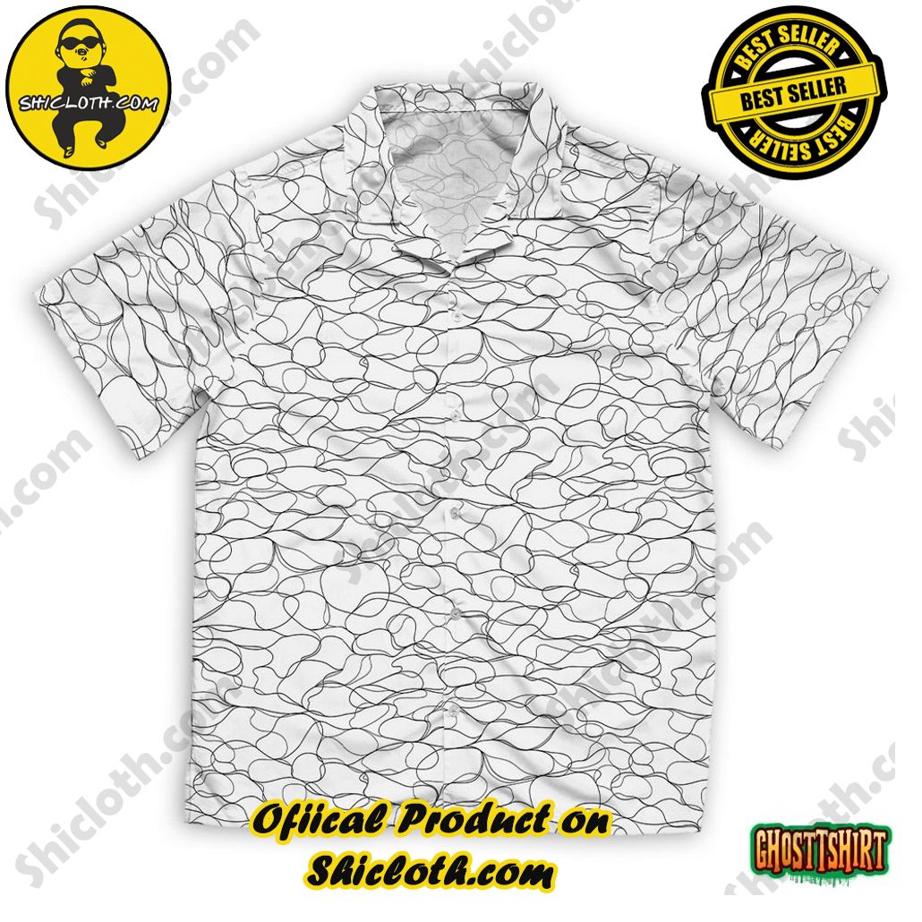 Embrace Summer Vibes with Shicloth's Aloha Hawaiian Shirt: A Fusion of Style and Comfort 32 Abstract Water Surface Pattern Vector Hawaiian Beach Shirt