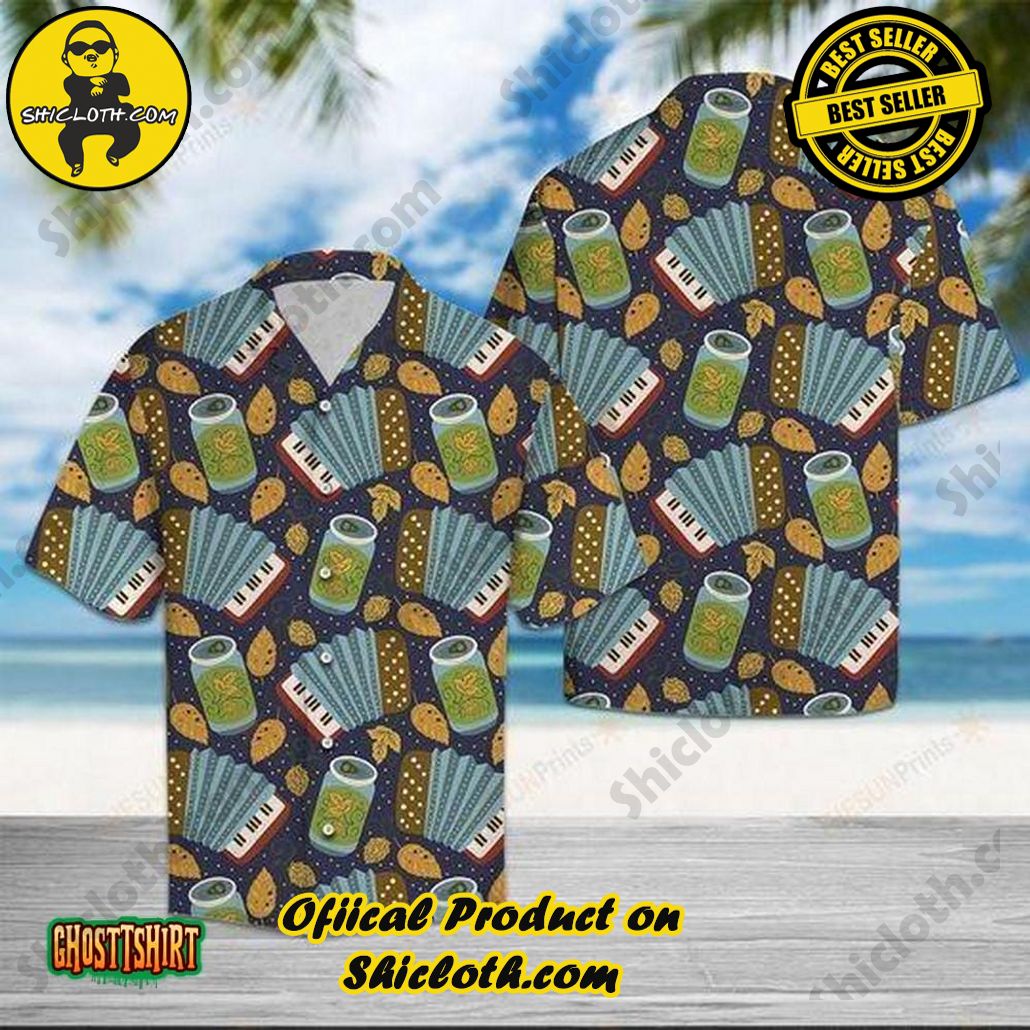 Embrace Summer Vibes with Shicloth's Aloha Hawaiian Shirt: A Fusion of Style and Comfort 38 Accordion Beer Colorful Awesome Aloha Hawaiian Shirt