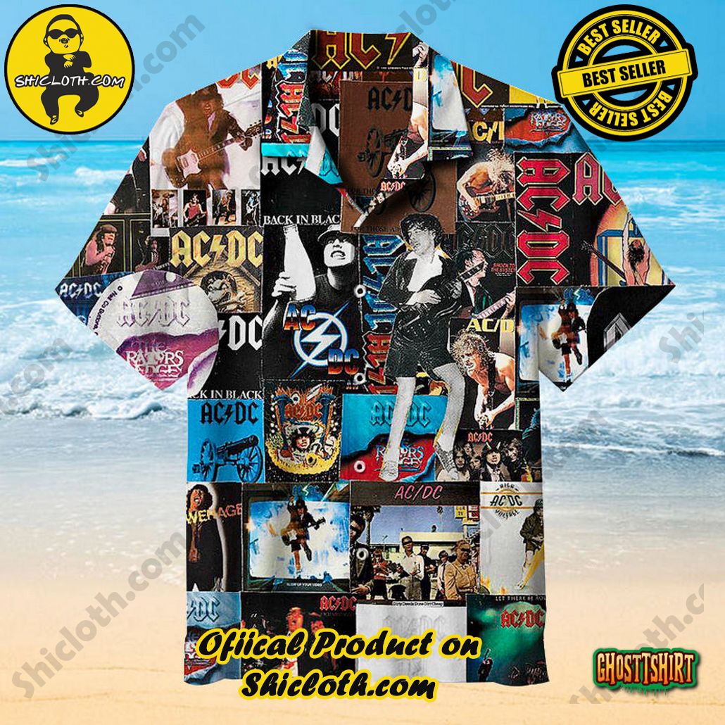 Embrace Summer Vibes with Shicloth's Aloha Hawaiian Shirt: A Fusion of Style and Comfort 42 Acdc Band Aloha Hawaiian Shirt