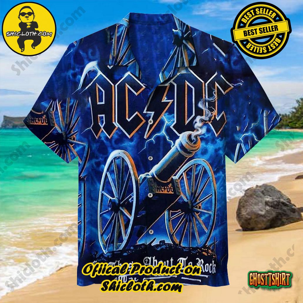 Embrace Summer Vibes with Shicloth's Aloha Hawaiian Shirt: A Fusion of Style and Comfort 44 Acdc Pinball Universal Aloha Hawaiian Shirt