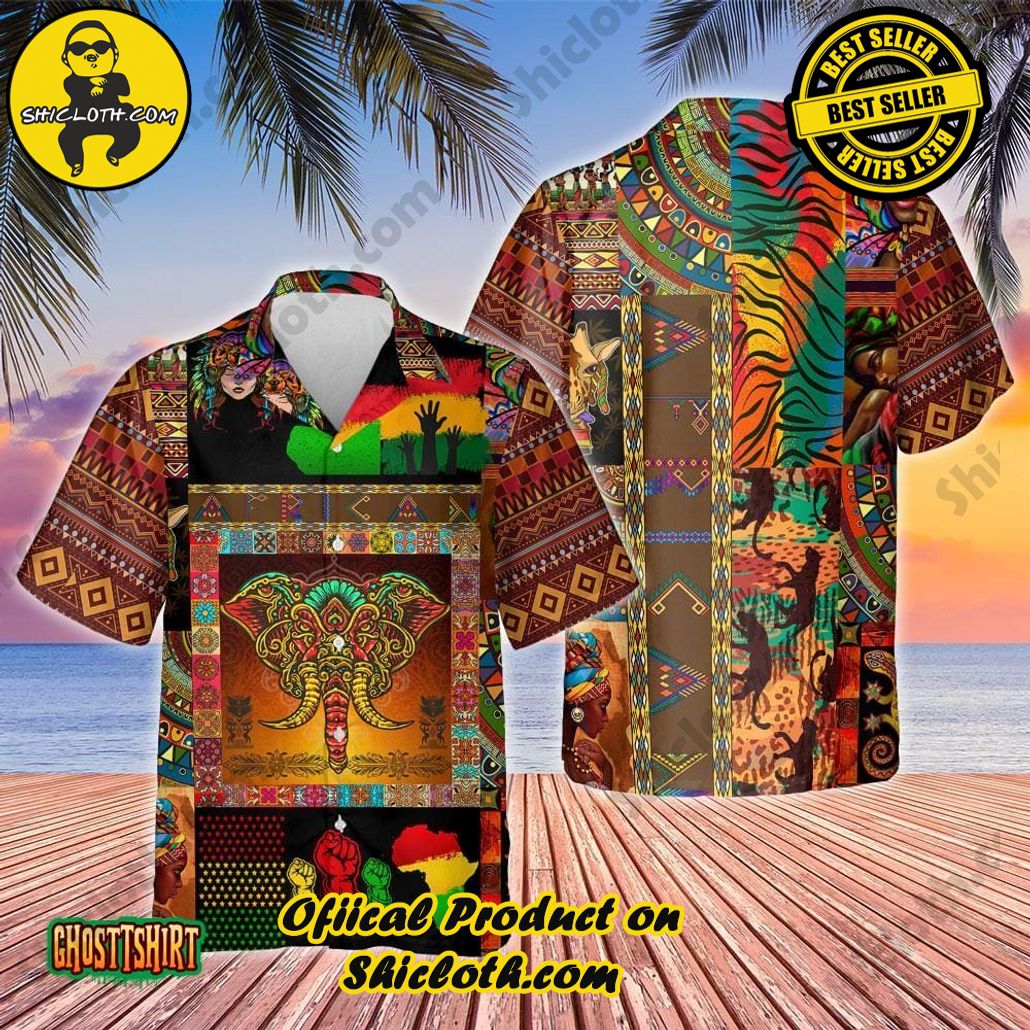 Embrace Summer Vibes with Shicloth's Aloha Hawaiian Shirt: A Fusion of Style and Comfort 77 African Culture Colourful Aloha Hawaiian Shirt