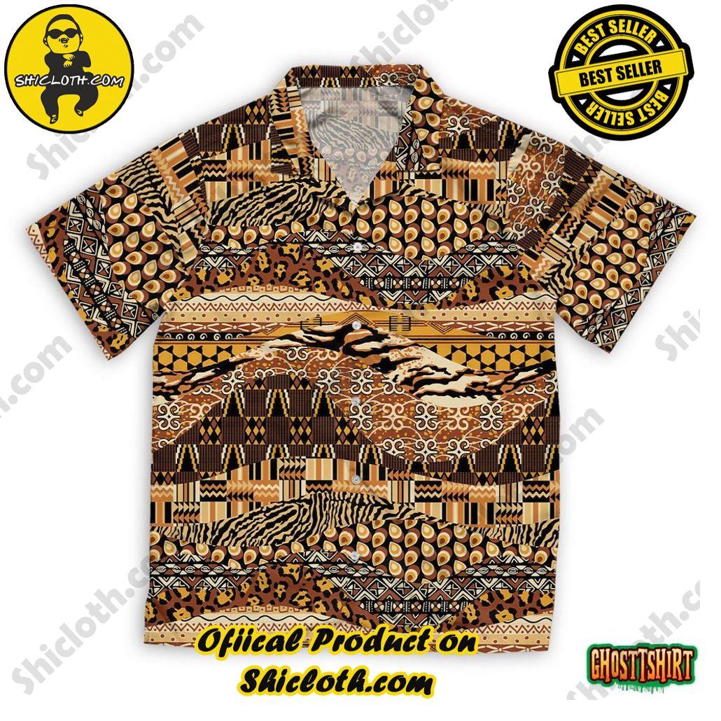 Embrace Summer Vibes with Shicloth's Aloha Hawaiian Shirt: A Fusion of Style and Comfort 85 African Style Fabric Patchwork Background Hawaiian Beach Shirt