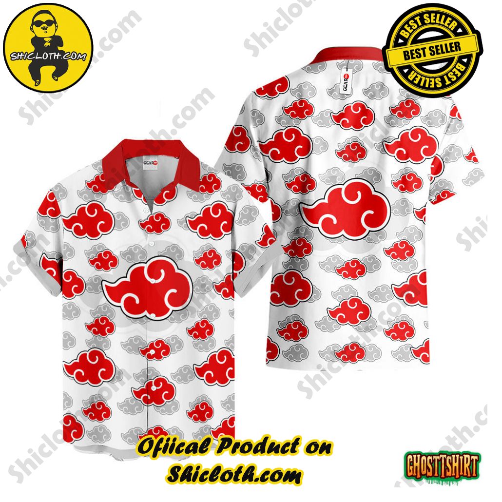Discover the Tropical Charm: Shicloth's Hawaiian Shirt Collection 7 Akatsuki – Naruto Aloha Hawaiian Shirt
