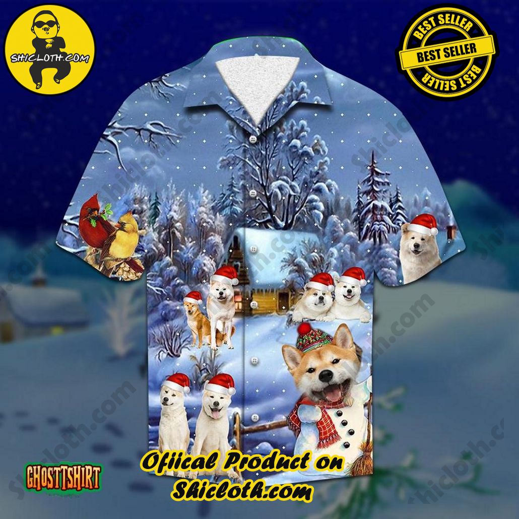 Discover the Tropical Charm: Shicloth's Hawaiian Shirt Collection 12 Akita Christmas Snow White Aloha Hawaiian Shirt