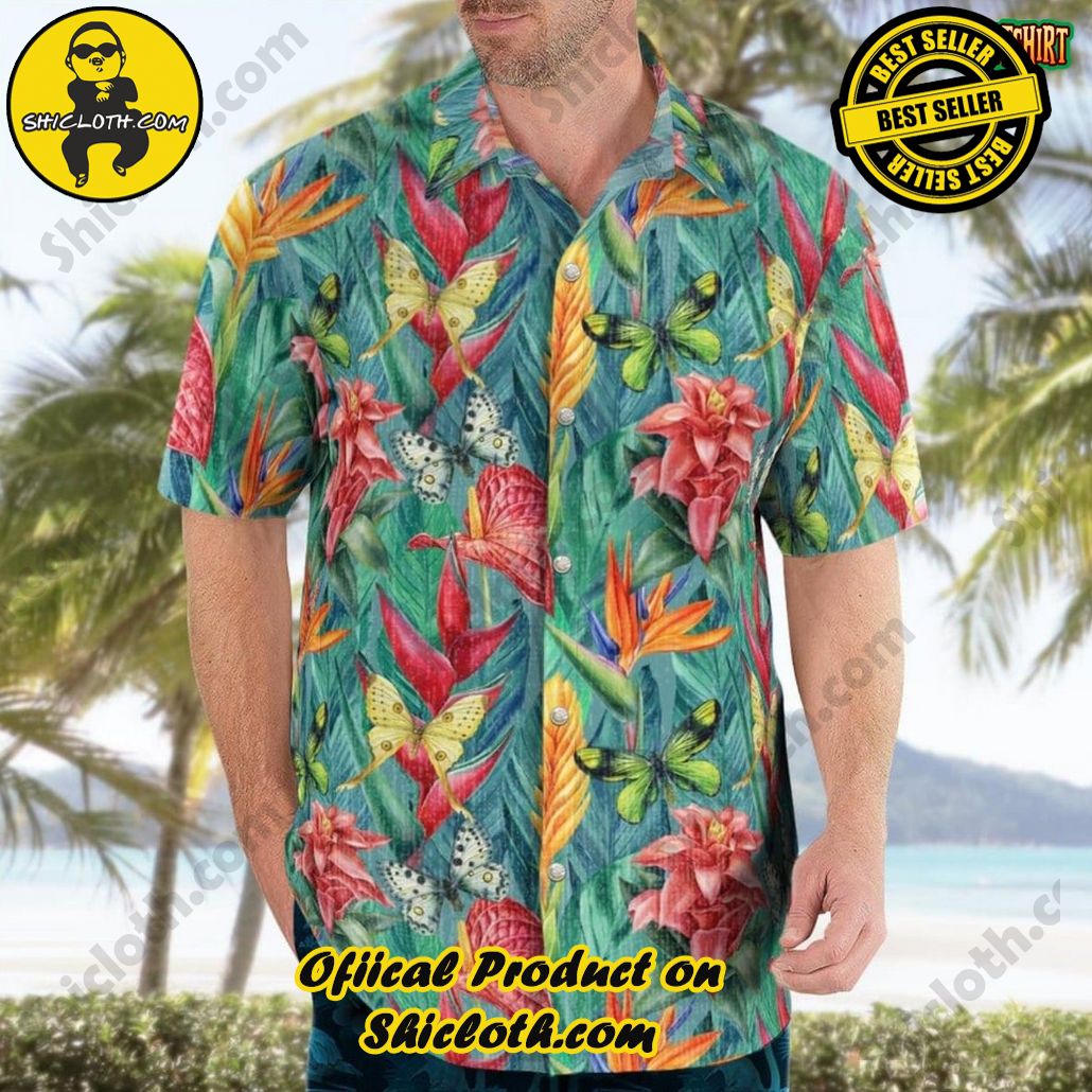 Discover the Tropical Charm: Shicloth's Hawaiian Shirt Collection 26 Alani Flower Hawaiian Shirt