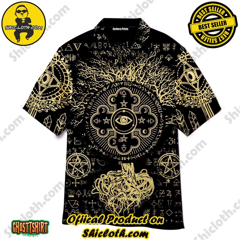 Discover the Tropical Charm: Shicloth's Hawaiian Shirt Collection 36 Alchemy World Tree Aloha Hawaiian Shirt