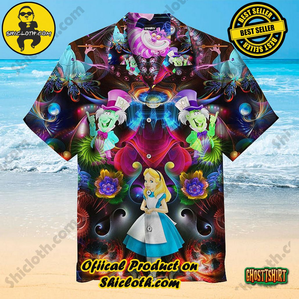 Discover the Tropical Charm: Shicloth's Hawaiian Shirt Collection 43 Alice In Wonderland Universal Aloha Hawaiian Shirt