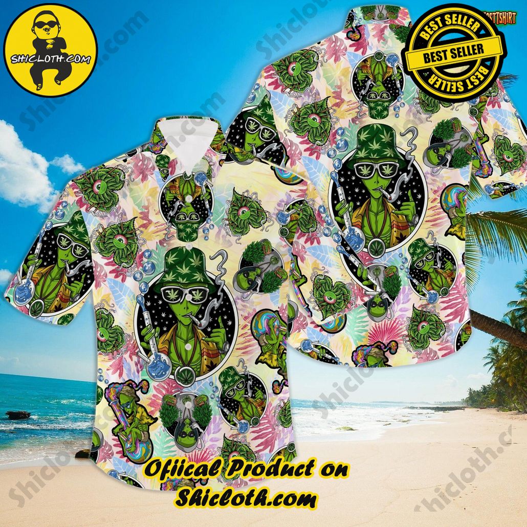 Discover the Tropical Charm: Shicloth's Hawaiian Shirt Collection 51 Alien Hawaiian Shirt