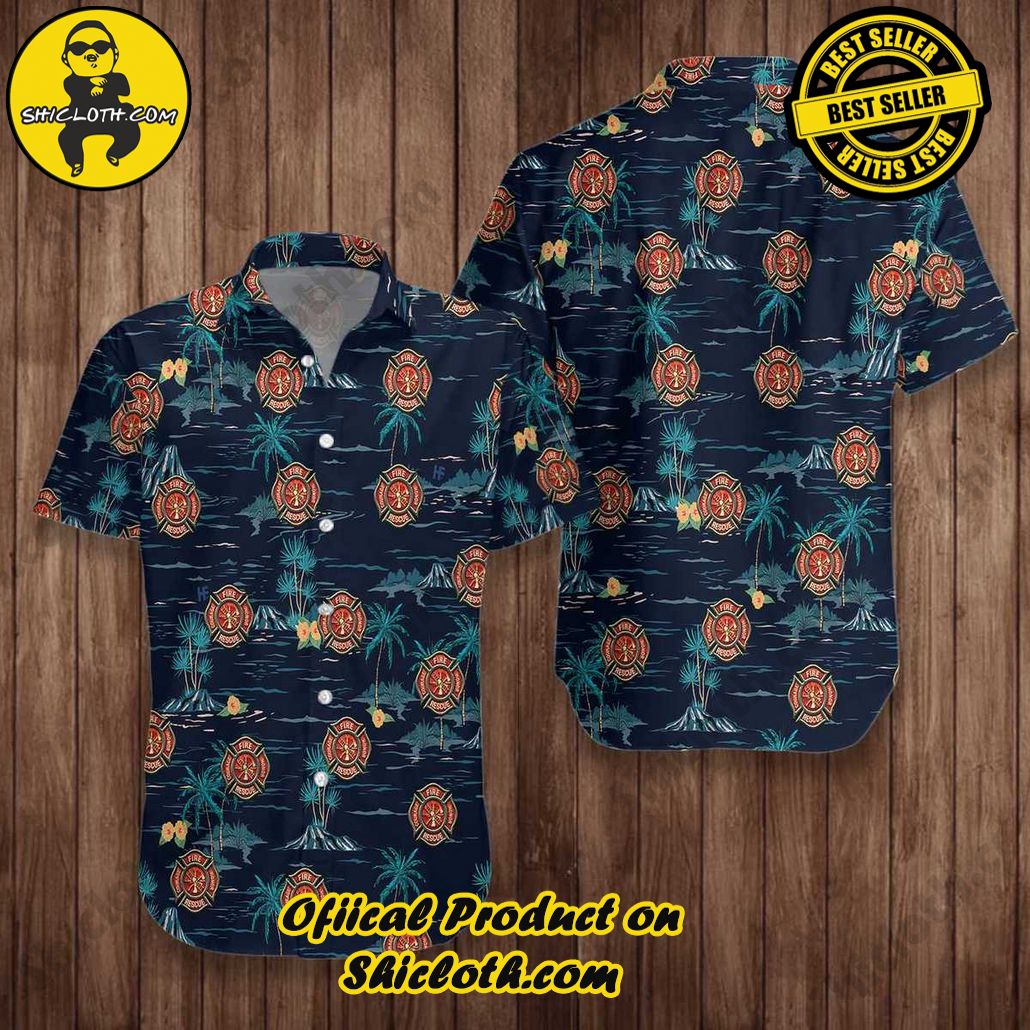 Discover the Tropical Charm: Shicloth's Hawaiian Shirt Collection 73 All Gave Some Some Gave All Firefighter Hawaiian Shirt