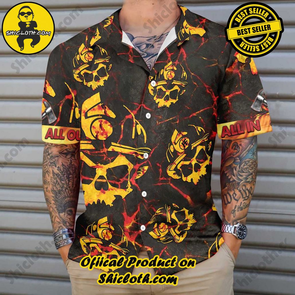 Discover the Tropical Charm: Shicloth's Hawaiian Shirt Collection 91 All In All Out Axe Firefighter Hawaiian Shirt