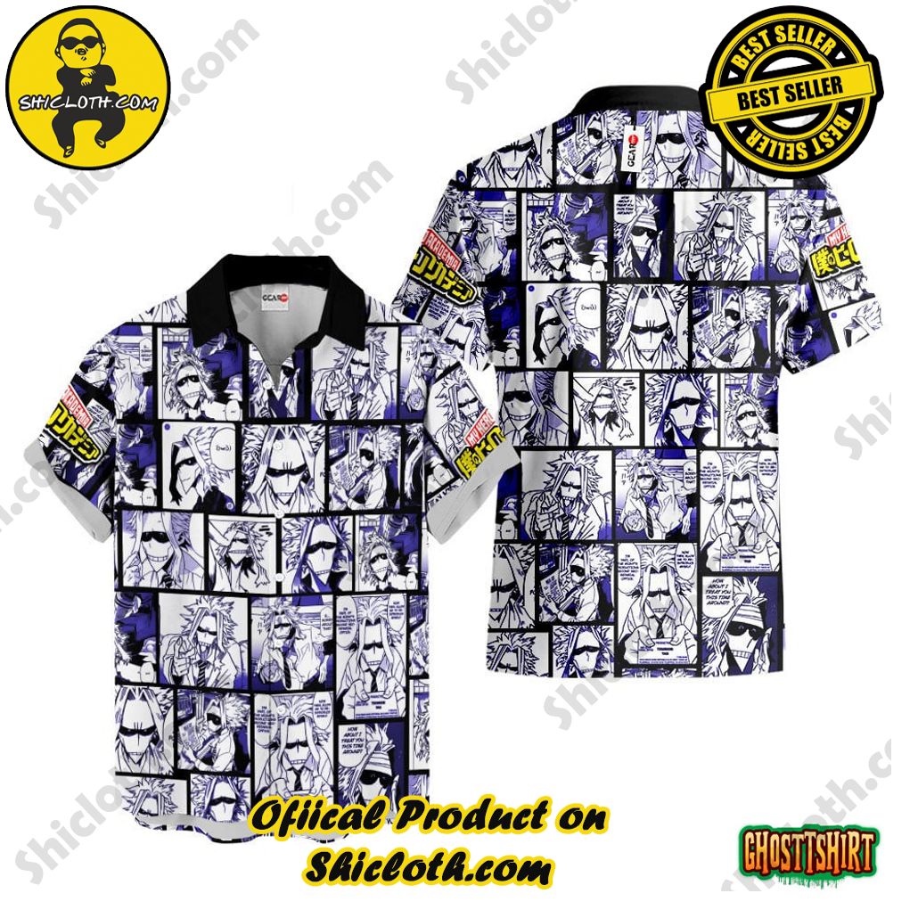 Discover the Tropical Charm: Shicloth's Hawaiian Shirt Collection 93 All Might Anime Hawaiian Shirts