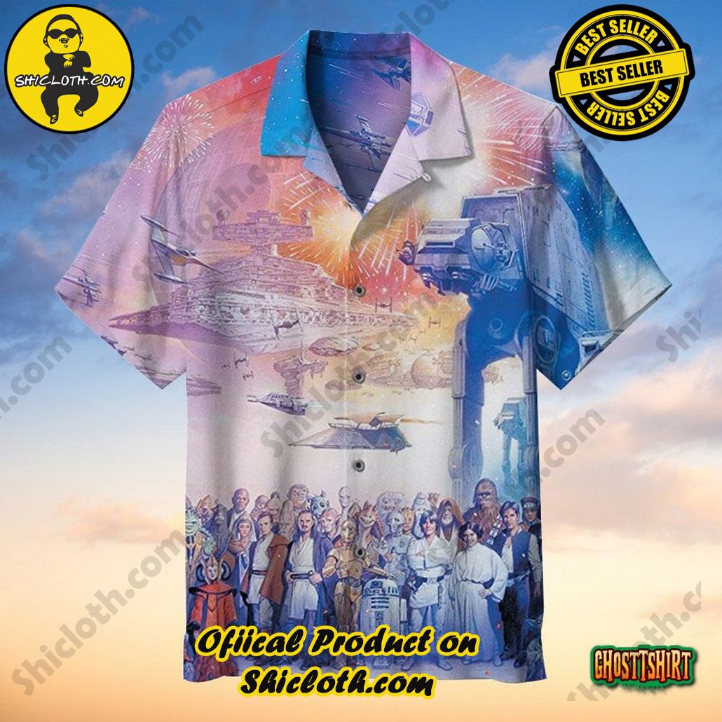 Discover the Tropical Charm: Shicloth's Hawaiian Shirt Collection 97 All Star Wars Commemorative Unisex Aloha Hawaiian Shirt