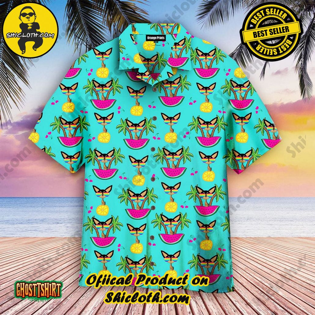 Discover Paradise: Shicloth's Hawaiian Beach Shirt Collection 13 Aloha Chihuahua On Tropical Island Aloha Hawaiian Shirt
