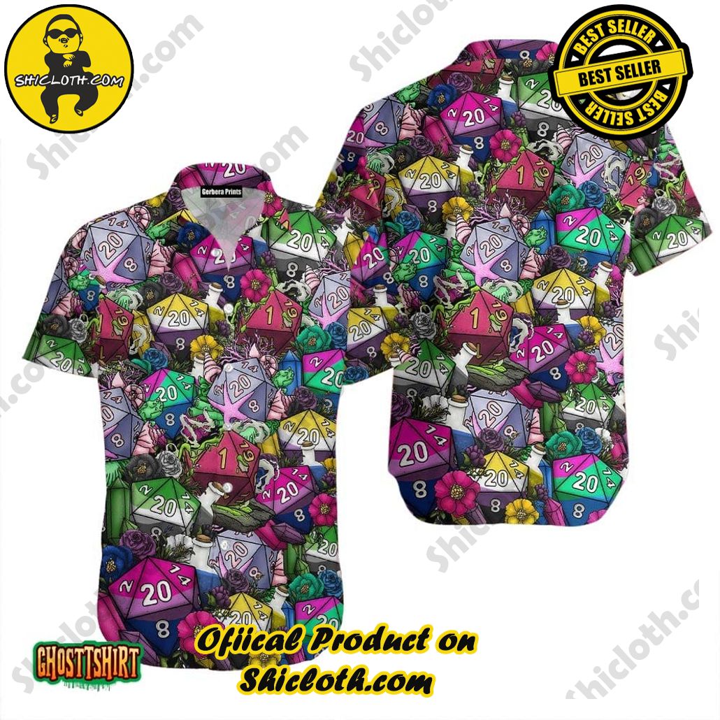 Discover Paradise: Shicloth's Hawaiian Beach Shirt Collection 17 Aloha Dice Luck Is In Small Things Aloha Hawaiian Shirt