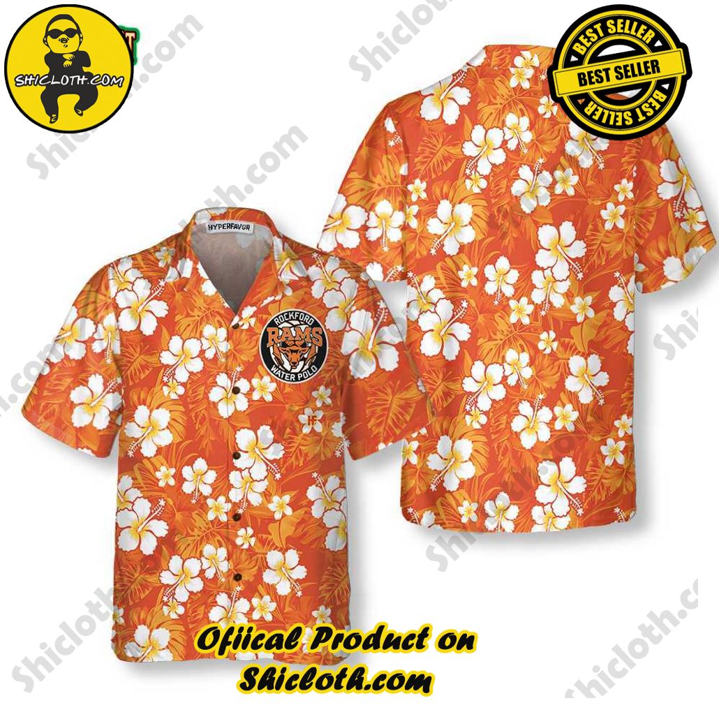 Discover Paradise: Shicloth's Hawaiian Beach Shirt Collection 32 Aloha Hibiscus Chaba Flower Background Orange Hawaiian Shirt