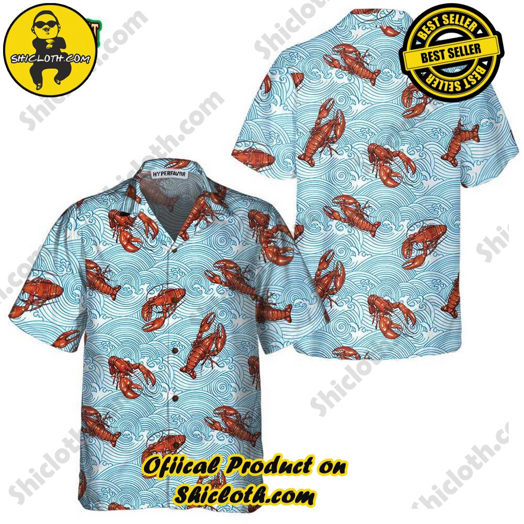 Discover Paradise: Shicloth's Hawaiian Beach Shirt Collection 35 Aloha Lobster Hawaiian Shirt