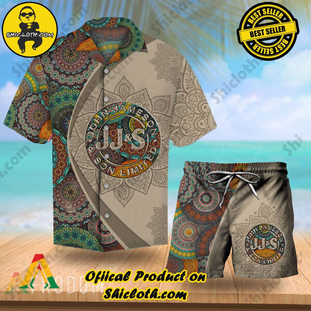 Unleash Your Inner Islander: Shicloth's Hawaiian Beach Shirts For Men 6 Aloha Mandala JMS Hawaiian Beach Shirts For Men