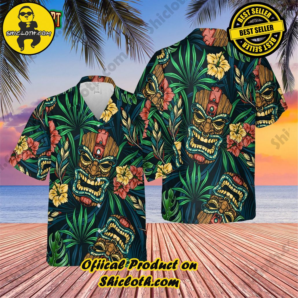 Discover Paradise: Shicloth's Hawaiian Beach Shirt Collection 36 Aloha Mask Trending Hawaiian Shirt