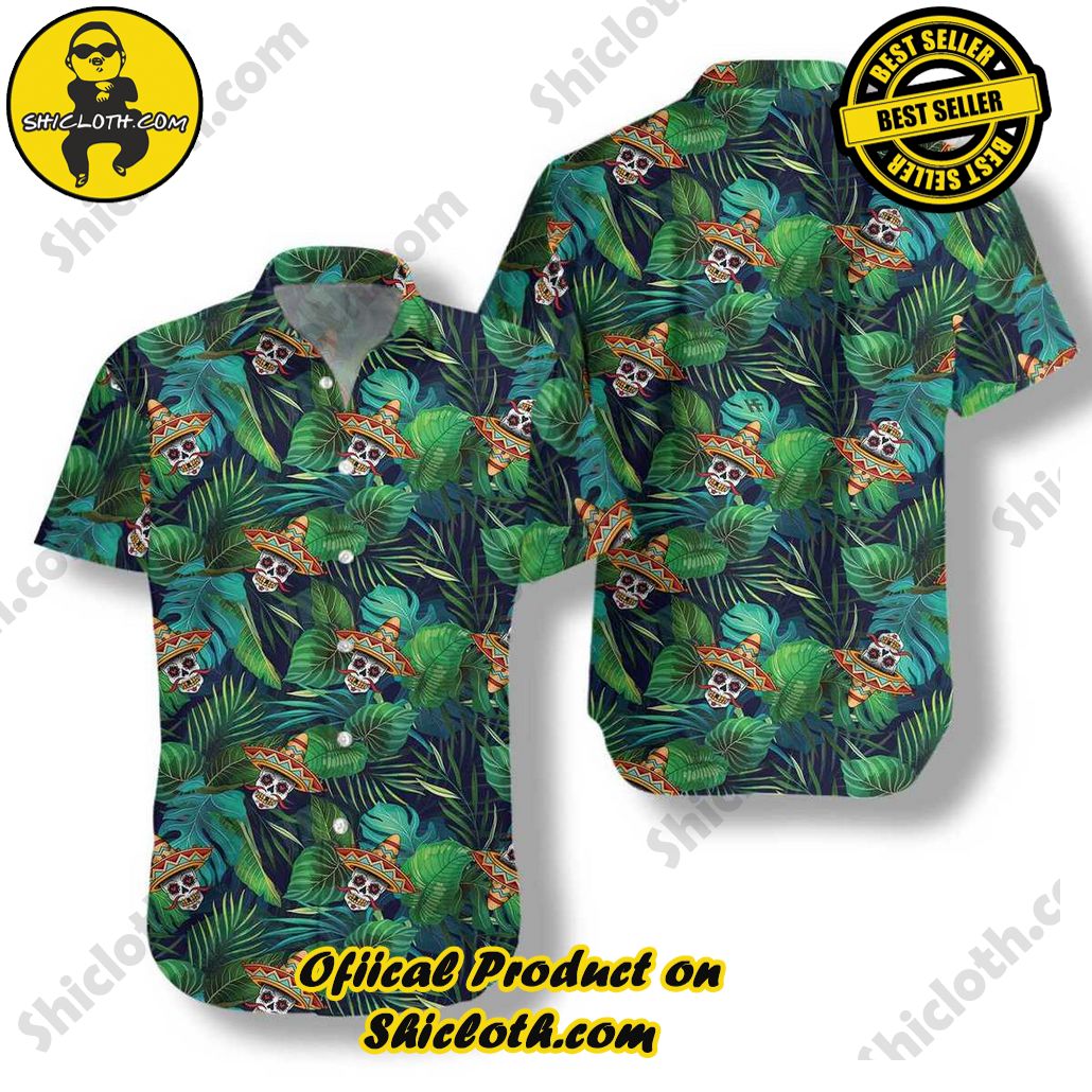 Discover Paradise: Shicloth's Hawaiian Beach Shirt Collection 38 Aloha Mexican Skull Hawaiian Shirt
