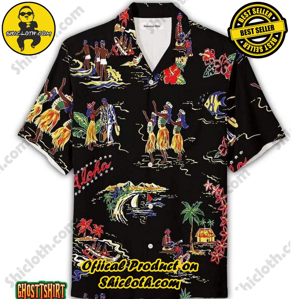 Discover Paradise: Shicloth's Hawaiian Beach Shirt Collection 40 Aloha People Fish White Aloha Hawaiian Shirt