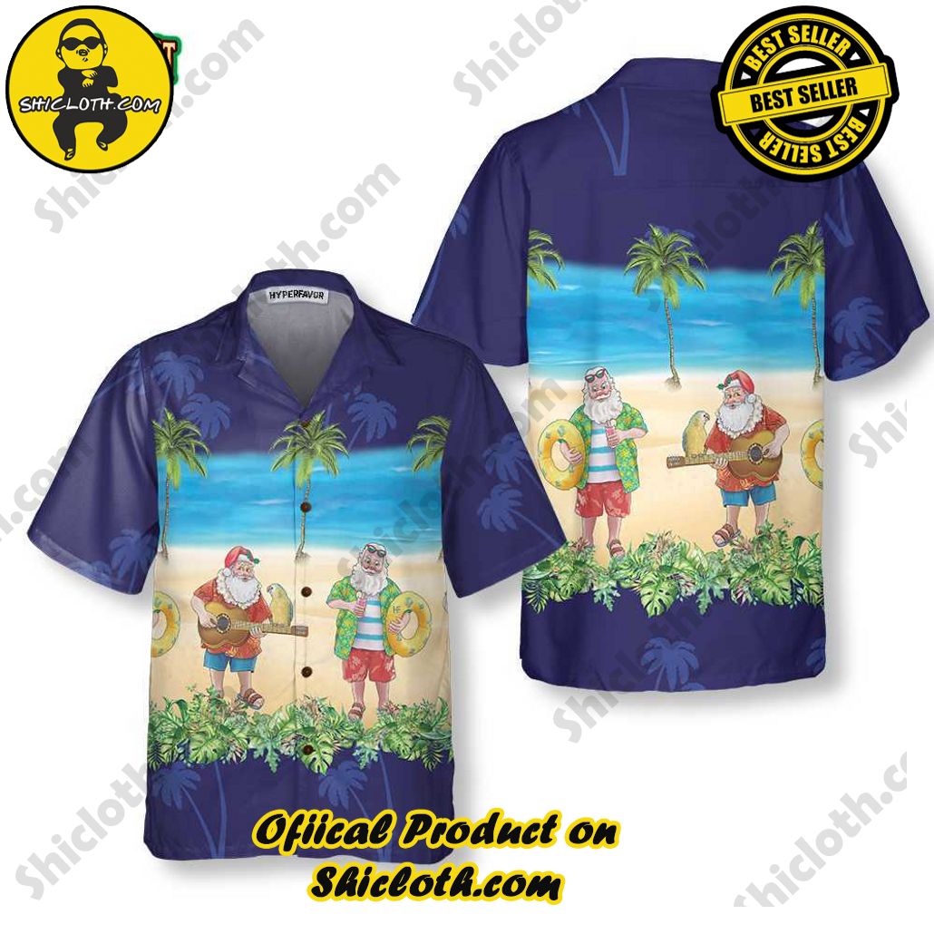 Discover Paradise: Shicloth's Hawaiian Beach Shirt Collection 48 Aloha Shirt Santa Hawaiian Shirt