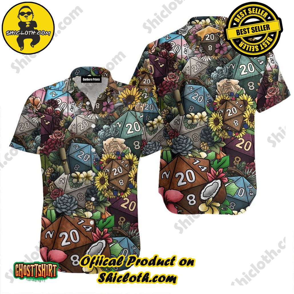 Discover Paradise: Shicloth's Hawaiian Beach Shirt Collection 51 Aloha Shirts Dice Luck Is In Small Things Aloha Hawaiian Shirt