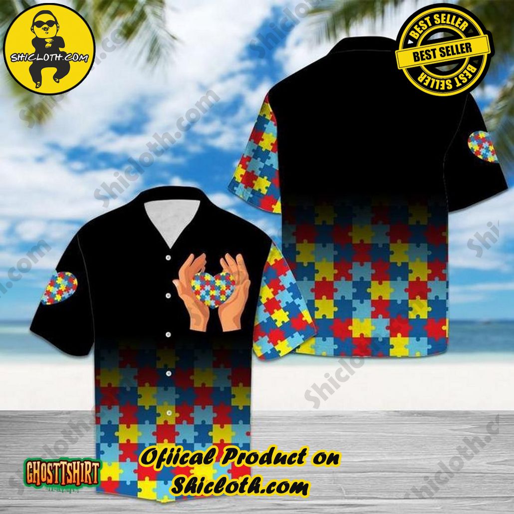 Discover Paradise: Shicloth's Hawaiian Beach Shirt Collection 90 Amazing Autism Aloha Hawaiian Shirt