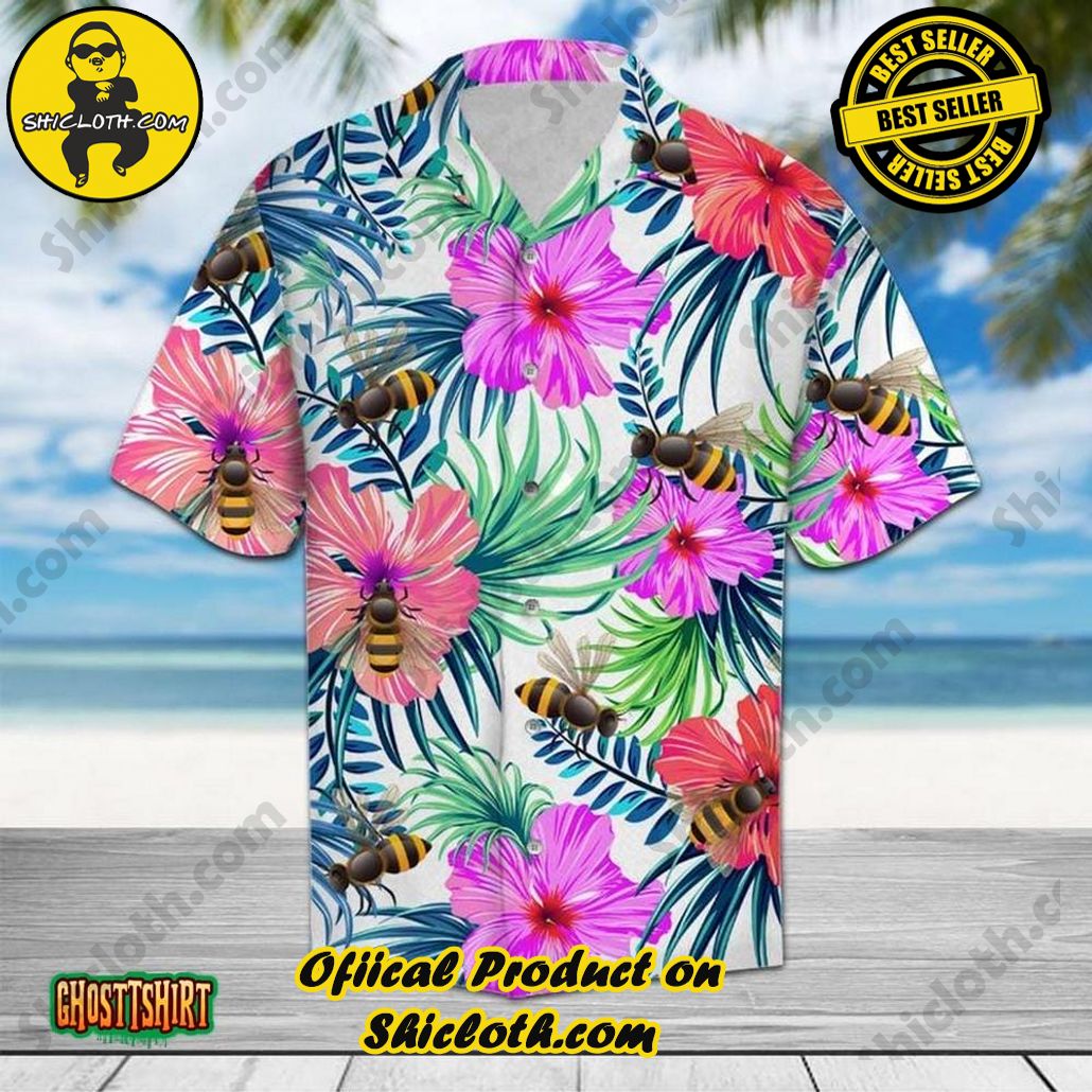 Discover Paradise: Shicloth's Hawaiian Beach Shirt Collection 92 Amazing Bee Aloha Hawaiian Shirt