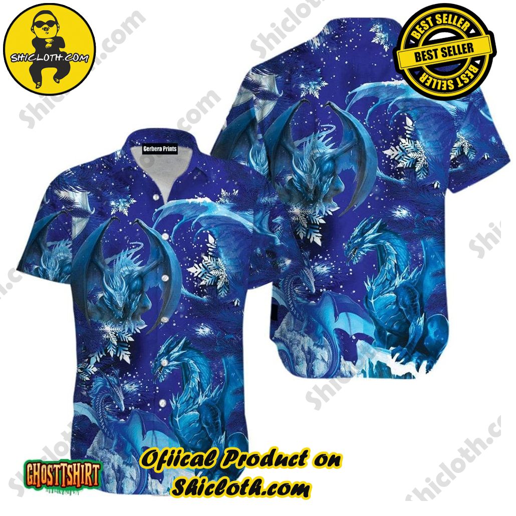 Discover Paradise: Shicloth's Hawaiian Beach Shirt Collection 98 Amazing Blue Dragon Aloha Hawaiian Shirt