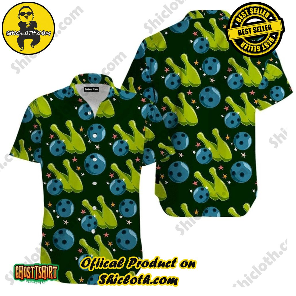 Discover Paradise: Shicloth's Hawaiian Beach Shirt Collection 101 Amazing Bowling Strike Green Aloha Hawaiian Shirt