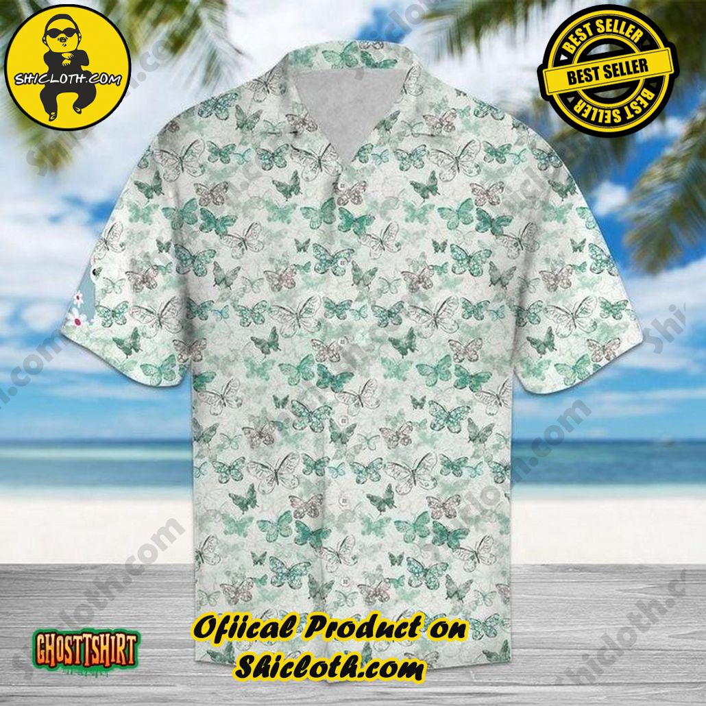 Discover the Perfect Beachwear: Shicloth's Stylish Summer Shirts for Your Next Vacation 5 Amazing Butterfly White Aloha Hawaiian Shirt